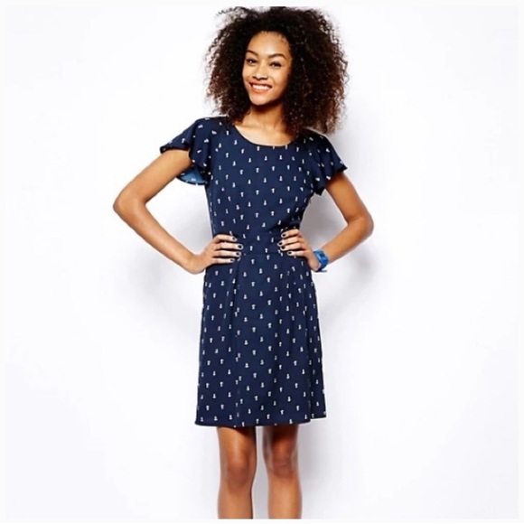 Vero Moda Nautical Dress - Picture 1 of 5